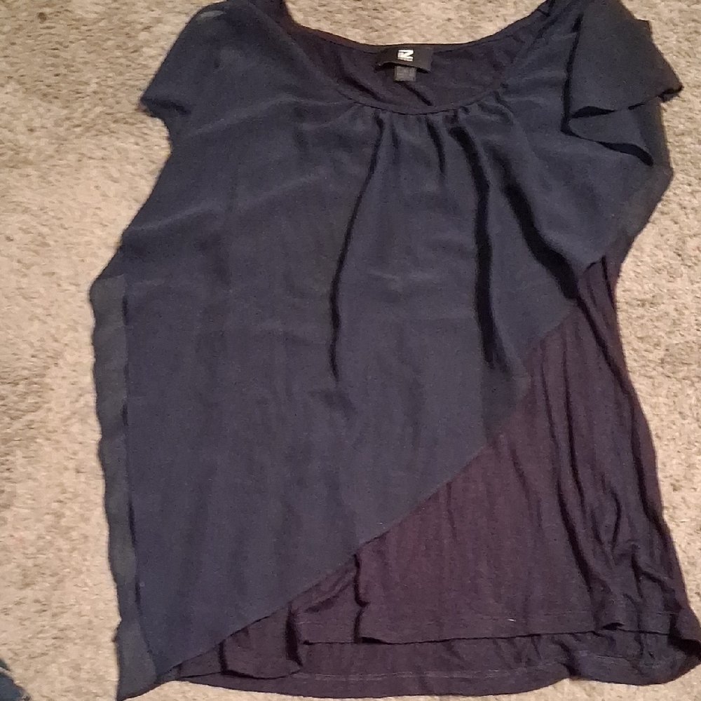 Women's Navy Blue Top